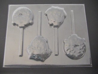 520sp Shopping Donut Strawberry Chocolate or Hard Candy Lollipop Mold
